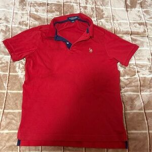U.S. Polo Assn. Red and Navy Polo Shirt for Men